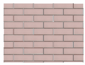 Typical cavity wall outer brick wall pattern diagram